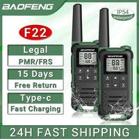 Baofeng F22 PMR446 Walkie Talkie, pair