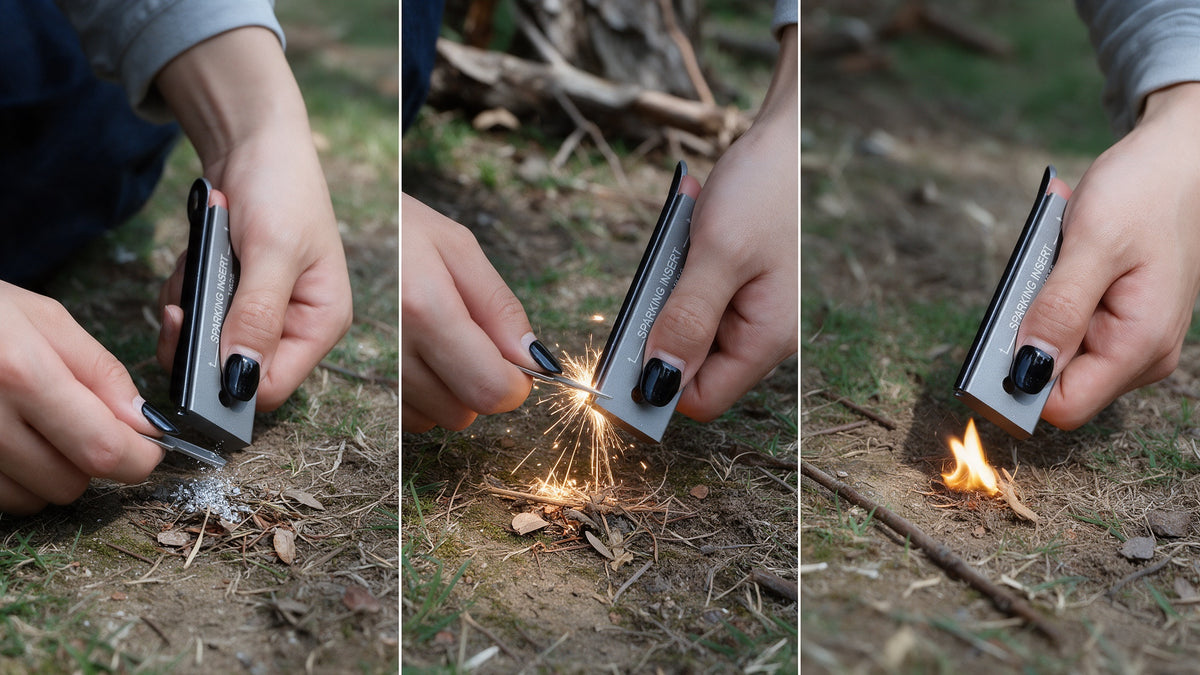 Waterproof Magnesium Ferro Rod, how it works