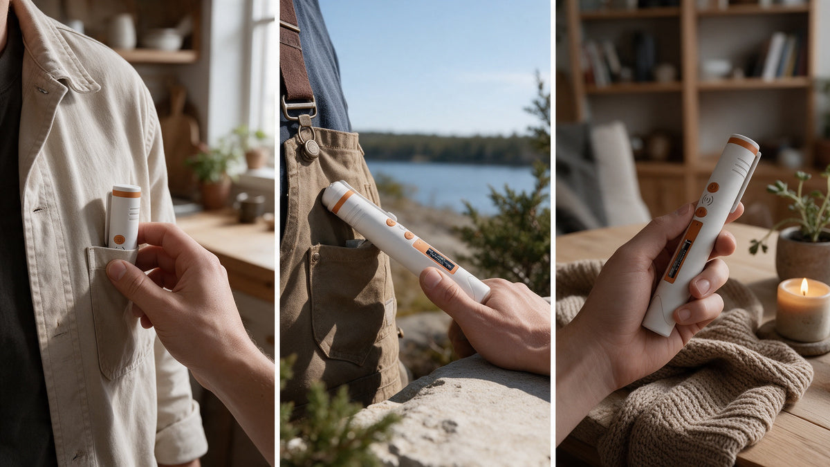 Pen Dosimeter with Dose Alarm, how it works