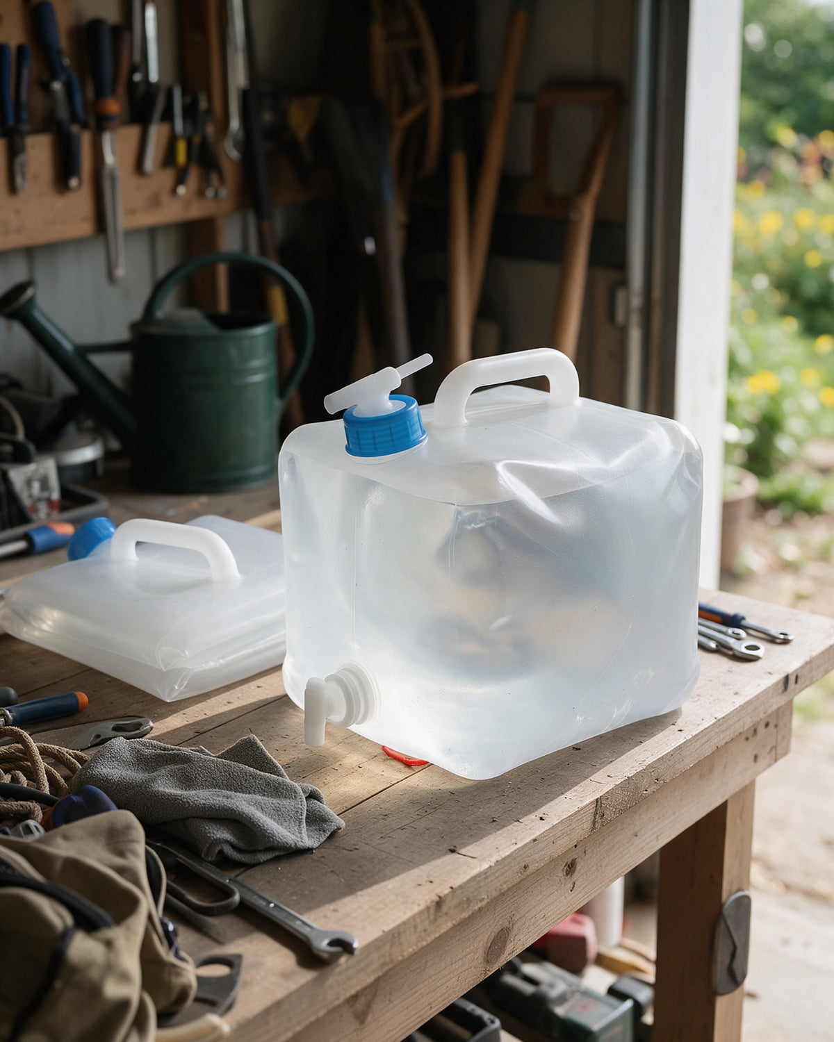 Collapsible Water Tank with Tap, details