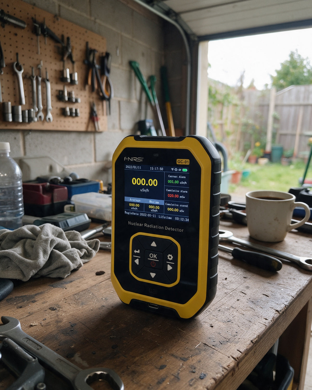 FNIRSI GC-01 Geiger Counter, details