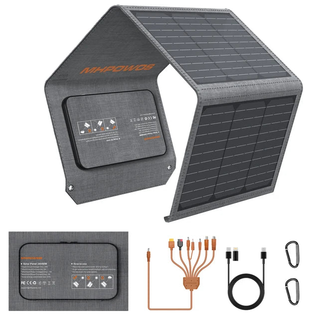 MHPOWOS Foldable ETFE Solar Panel