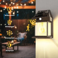Solar Motion Sensor Wall Light